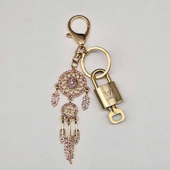 Authentic Louis Vuitton Lock & Key with unbranded Bagcharm, Keycharm, Keychain - Picture 1 of 7